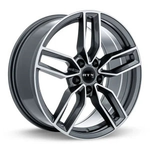RTX Wheels – Kempten – Black – 18″x8″ 35mm – Summer Wheels – 507405
